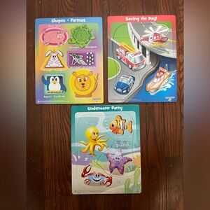 Toddler Puzzle Set – 3 Puzzles for Ages 2–4 🧩